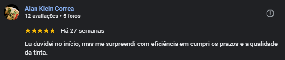 Feedback Alan Klein Correa