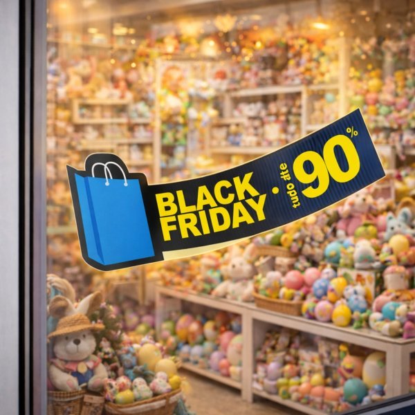 Adesivo de Vitrine - Liquidação