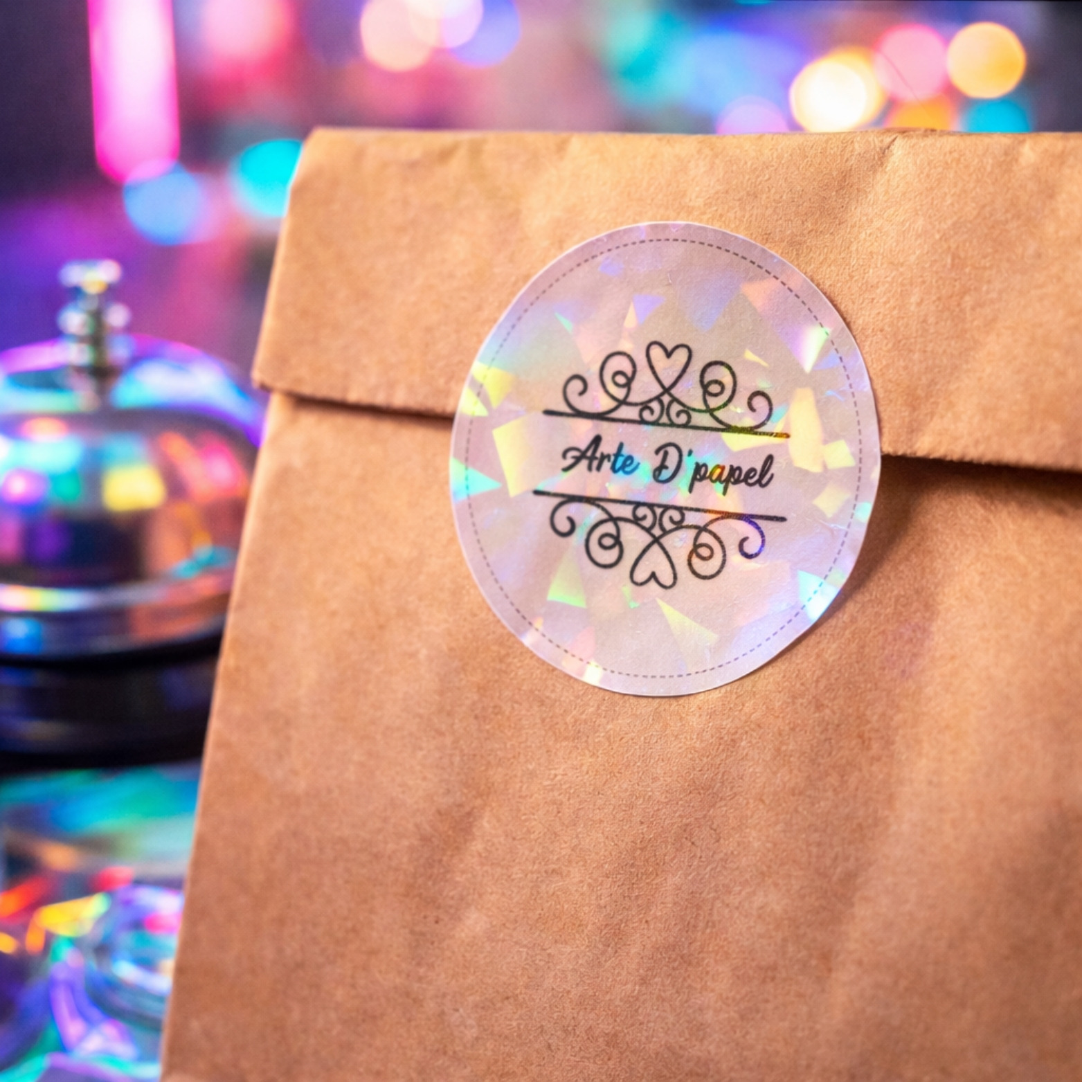 Etiqueta Recortadas Holográfica