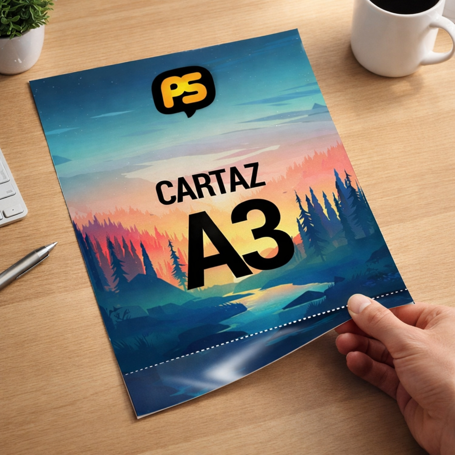 Impressões Digitais A3 - Papéis Simples