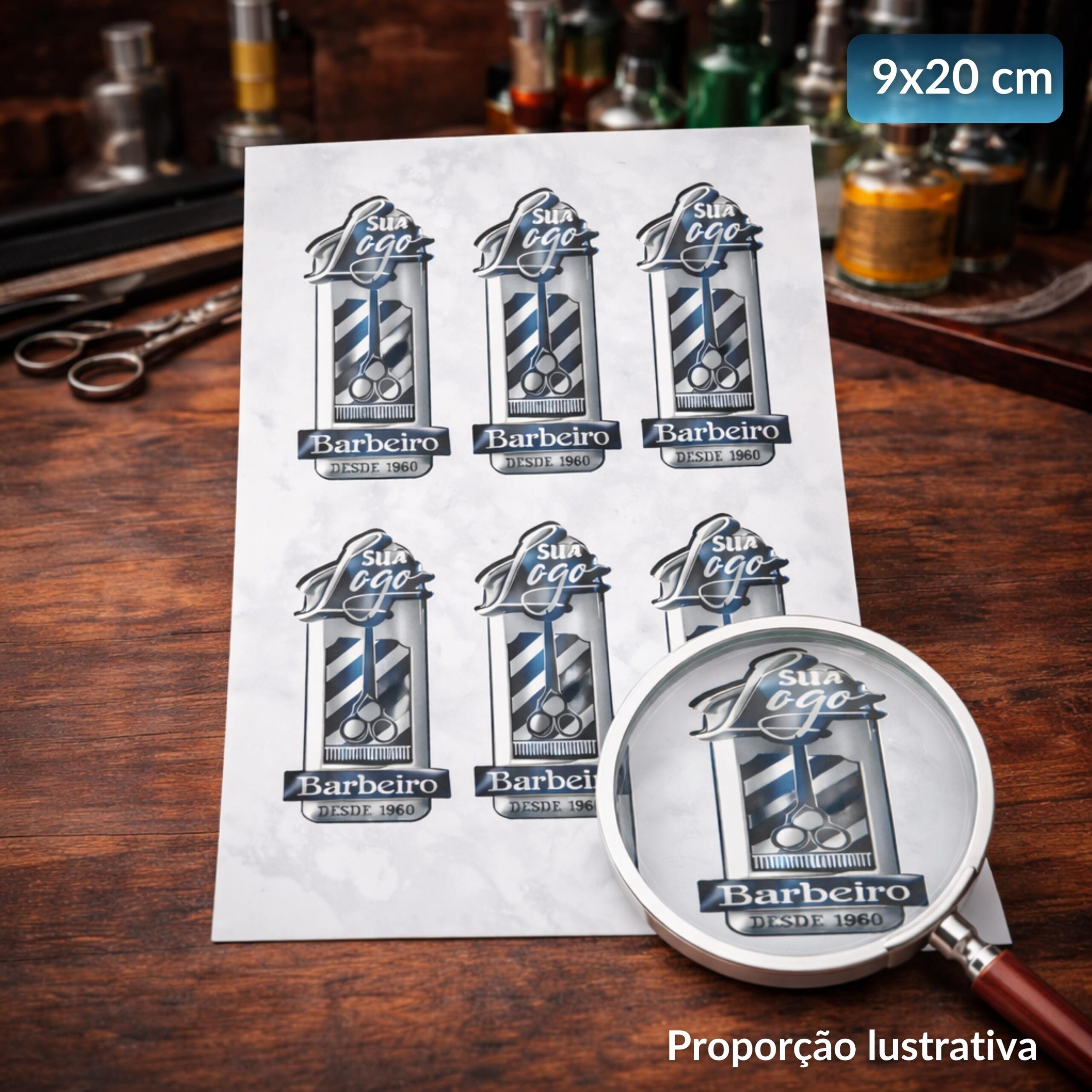 Etiquetas Resinadas Transparentes