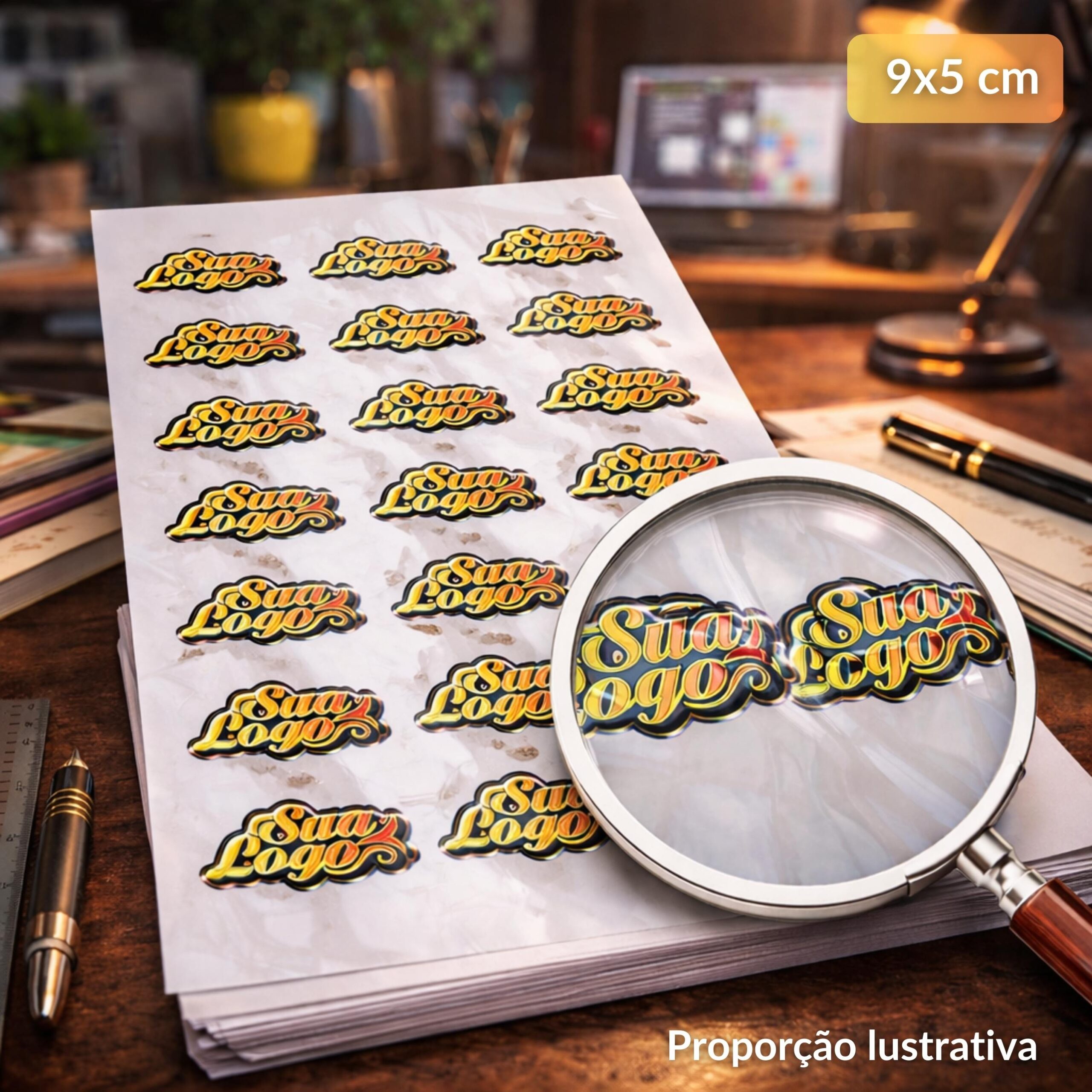 Etiquetas Resinadas Transparentes