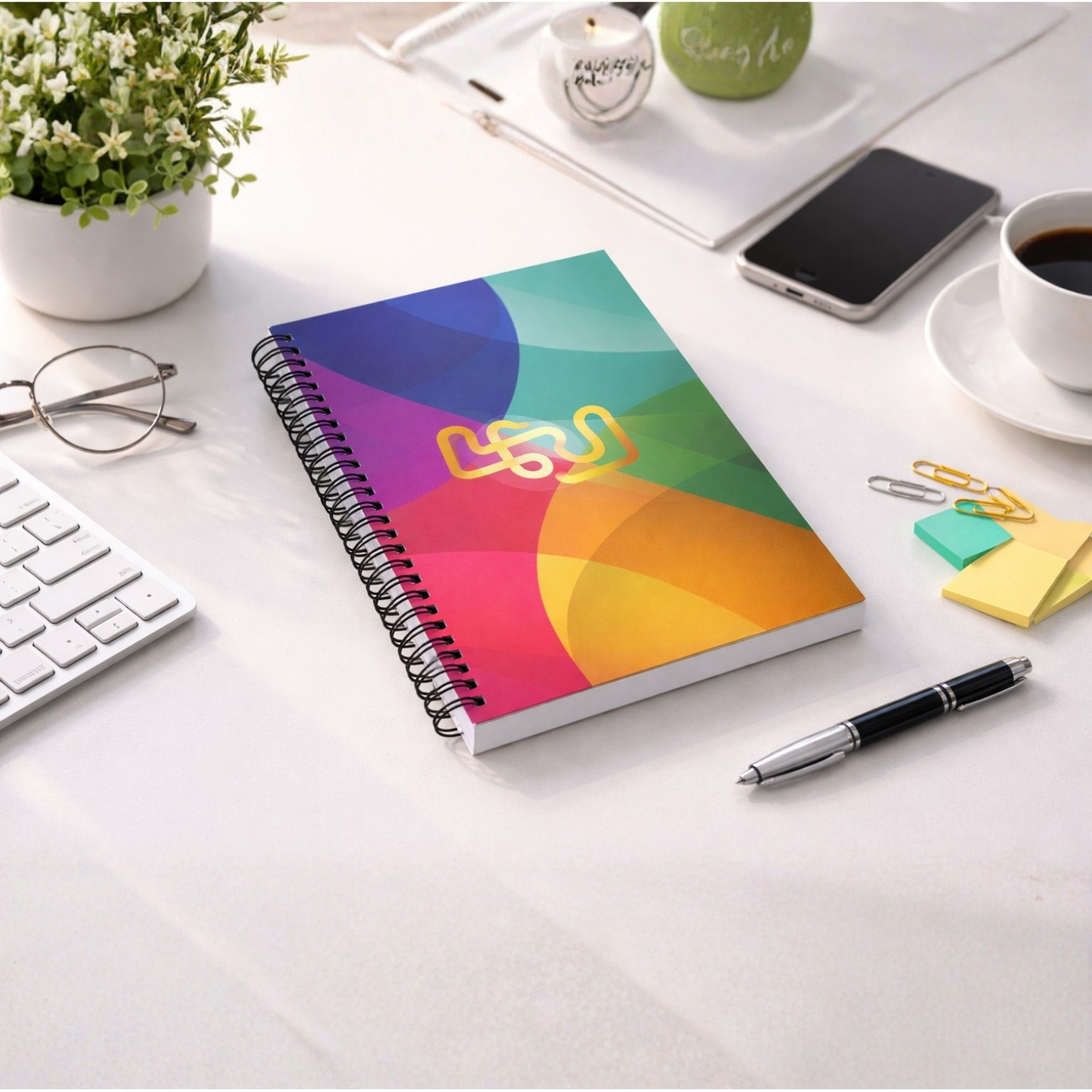 Caderneta Capa Flexível Wire-o Hot Stamping