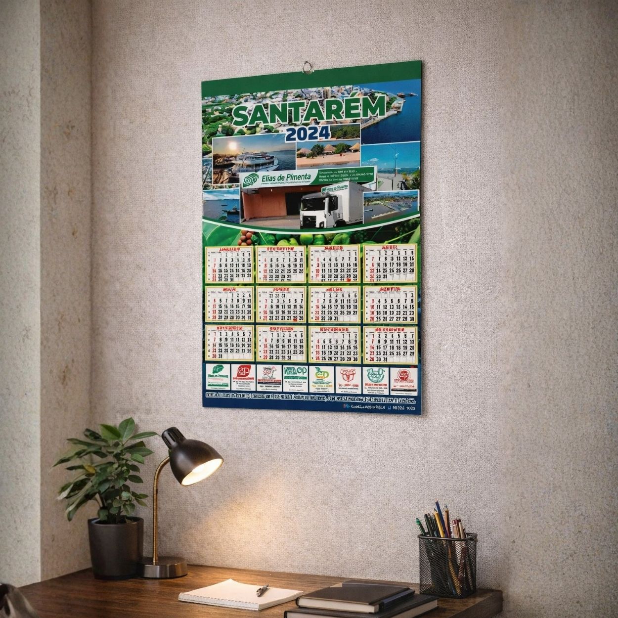 Calendário de Parede - A3 (300 x 460 mm)