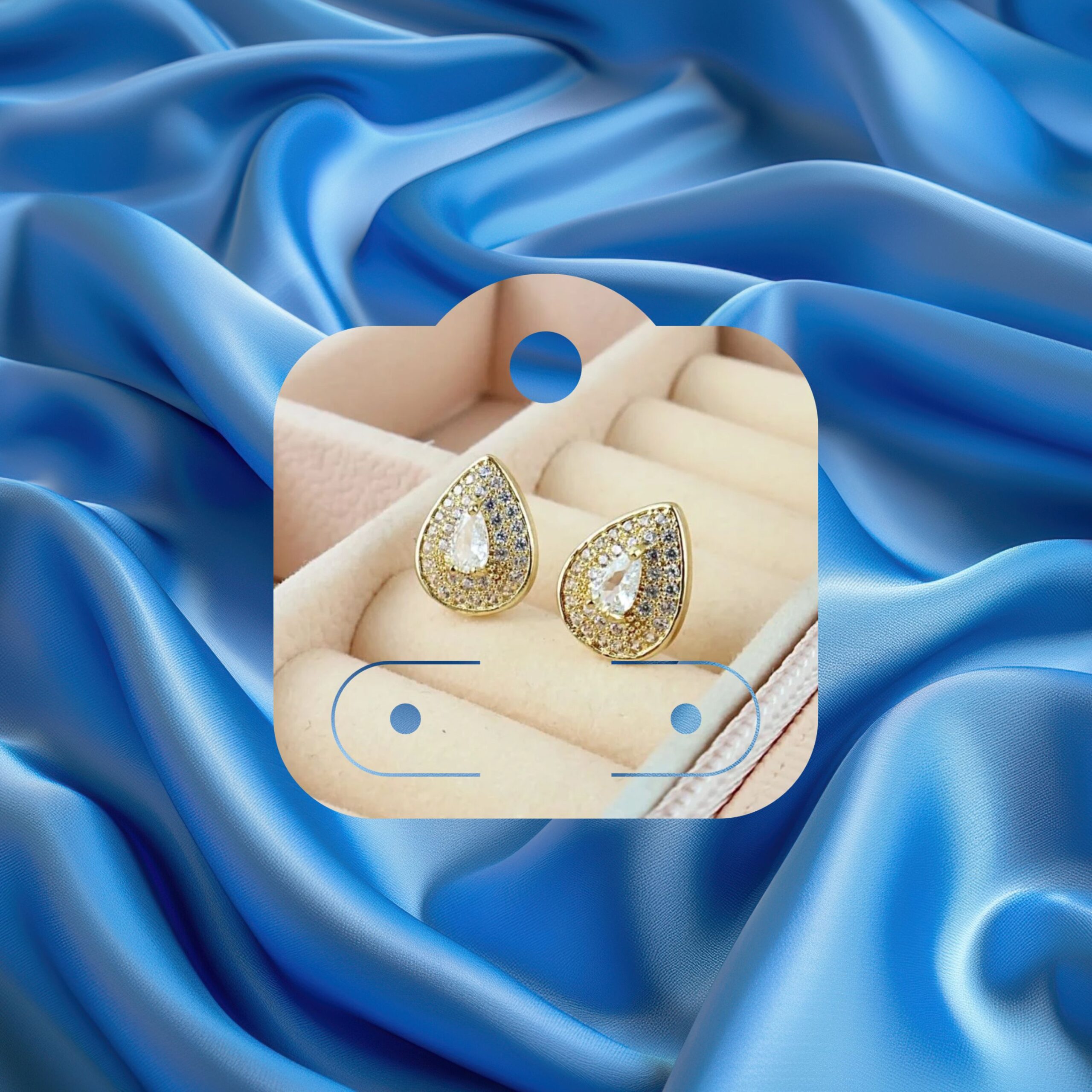 Cartelas de Biju 5x4 cm