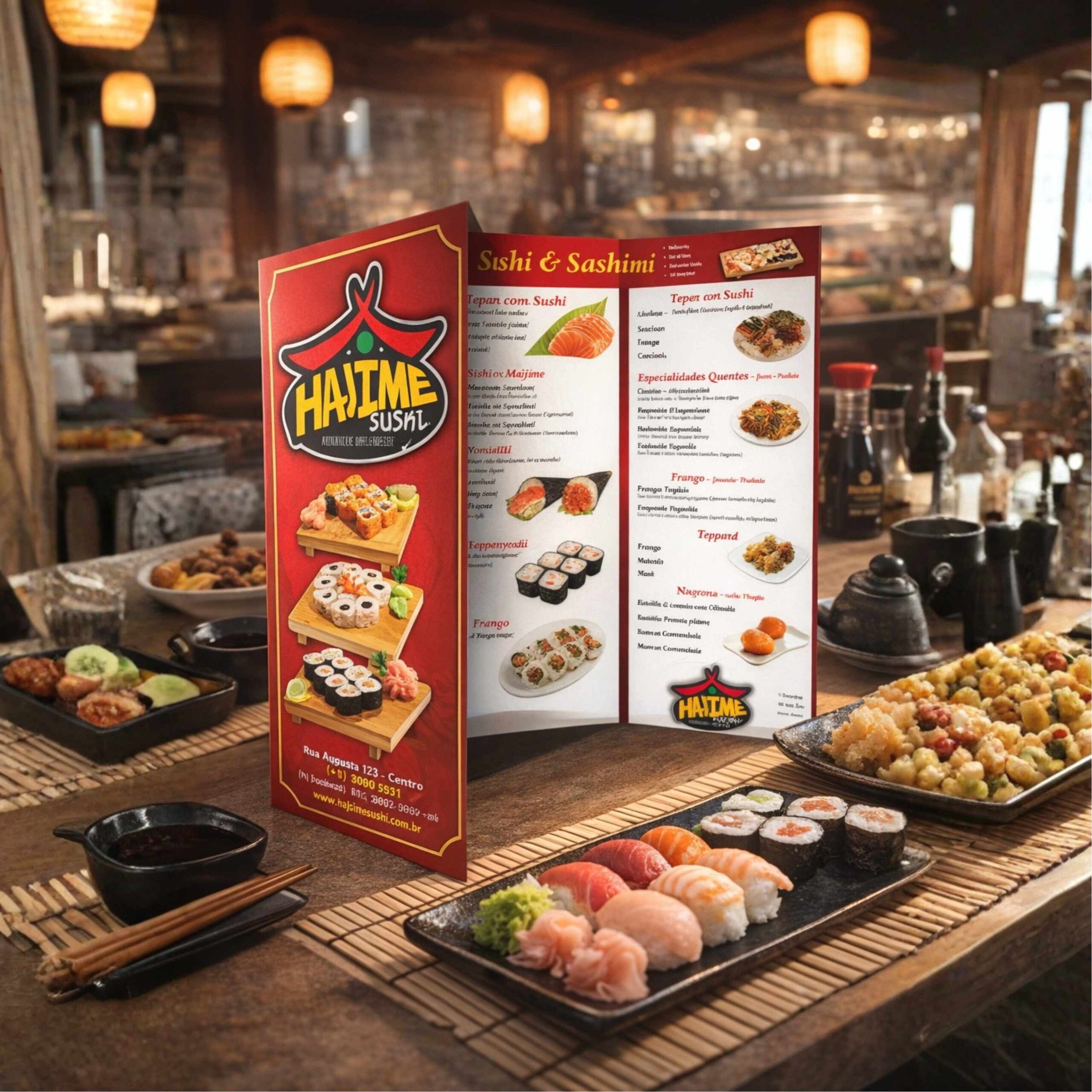 Cardápios Laminados Vincados