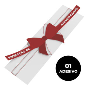 Adesivo de Vitrine - Laço